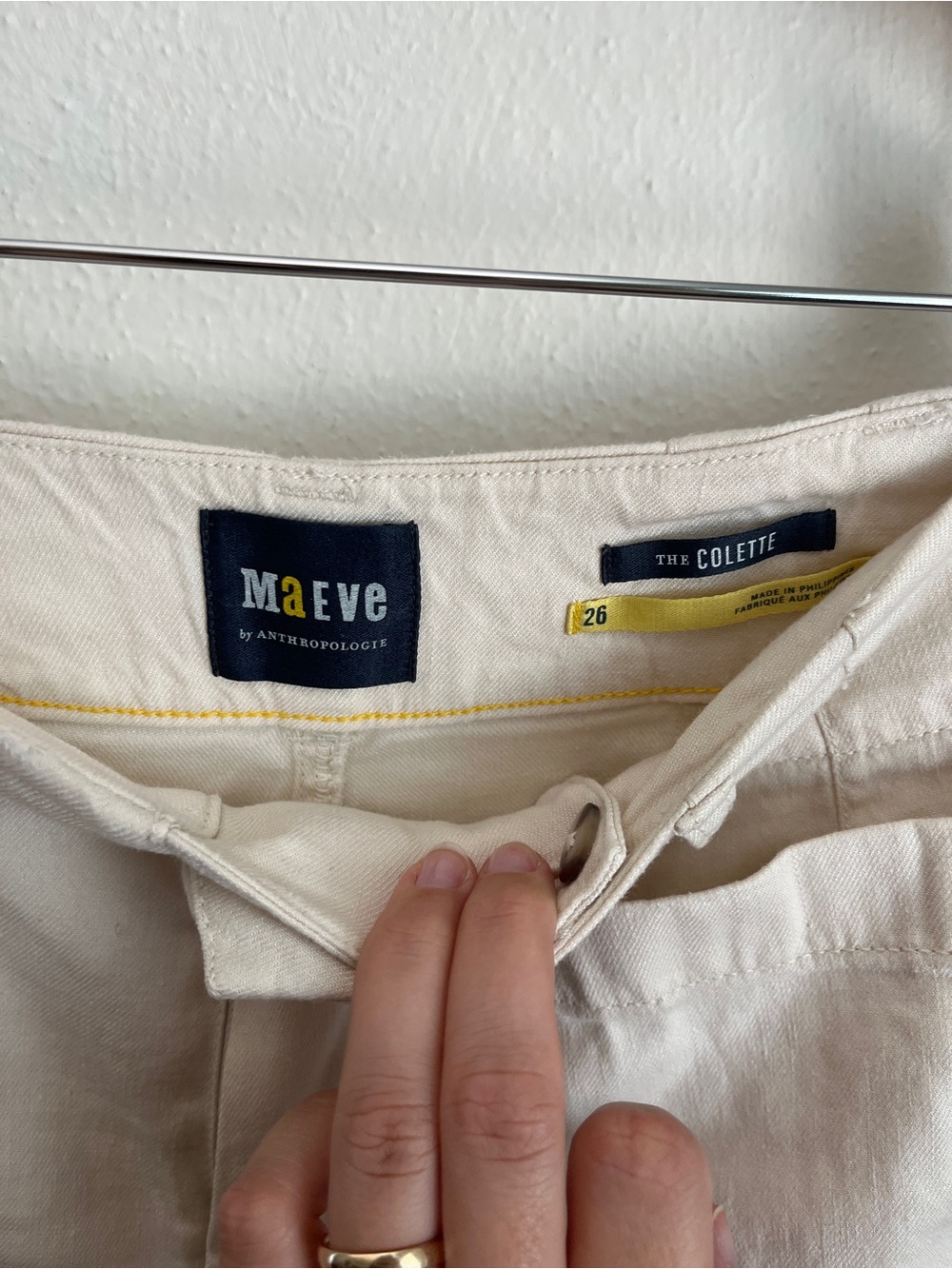 Maeve Colette Wide-Leg Pants in a linen blend - Picture 6 of 9